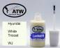 Preview: Hyundai, White Tricoat, WJ: 20ml Lackstift, von ATW Autoteile West.